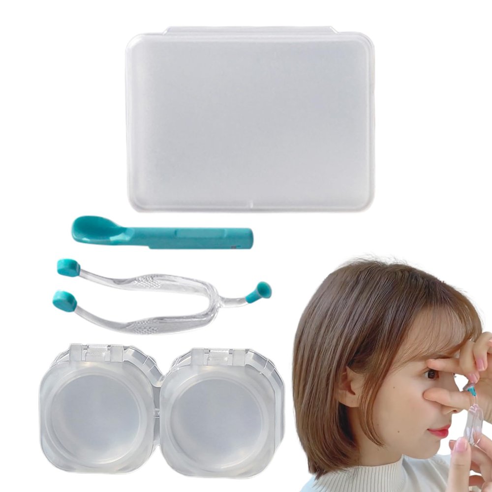 Contact Lens Remover | Contact Applicator Contact Removal Tool,Contact Lenses Remover and Insertion Soft Portable Silicone Scoop for Travel Home Use Neamou