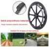 WORDFUN Wheel Replacement Parts For Wheelchairs Wheels, Rear Wheel, Solid PU Tires Wheel, Manual Wheelchair Caster Assembly, 12mm Ball Bearing, Replacement Part Tool, 2 Pcs view 3