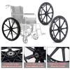 2 Pcs Rear Wheelchair Wheels Replacement, 20in 22in 24in Wheelchair Caster Assembly, Silence, Replacement PartsUniversal Fit, Replacement Wheels For Wheelchair Walkers view 3