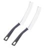 Crevice Cleaning Brush, Gap Cleaning Brush, Bathroom Tile Groove Gap Cleaning Brush, Tiny Window Groove Cleaning Tool, Long Handle Narrow Crevice Detail Scrub Brush, for Home Kitchen (2PCS, White) view 1