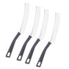 Crevice Cleaning Brush, Gap Cleaning Brush, Bathroom Tile Groove Gap Cleaning Brush, Tiny Window Groove Cleaning Tool, Long Handle Narrow Crevice Detail Scrub Brush, for Home Kitchen (4PCS, White) view 1