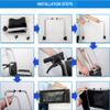 Wheelchair Headrest, Adjustable Height Angle Suitable Wheelchair Neck Support, Adjustable Neck Support Wheelchair Pillow, High Back Reclining Wheelchair Adjustable Head Positioner Lightweight Transpor view 3