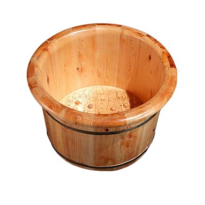 KAMNIK Bucket For Foot Bath,Sauna Accessories Sauna Bucket Water Bucket,Handmade Wooden Footbath Tubs,Foot Relaxing Barrel Decoration Comfortable anniversary