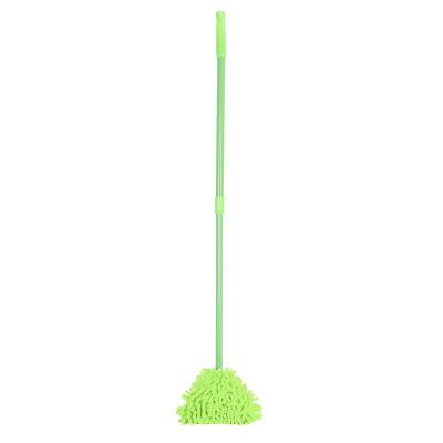 180 Degree Rotatable Adjustable Triangle Cleaning Mop Mop,Multifunctional Telescopic Cleaning Mop, for Home Wall, Mirror, Glass, Ceiling, Floor, Bathtub Corner Cleaning