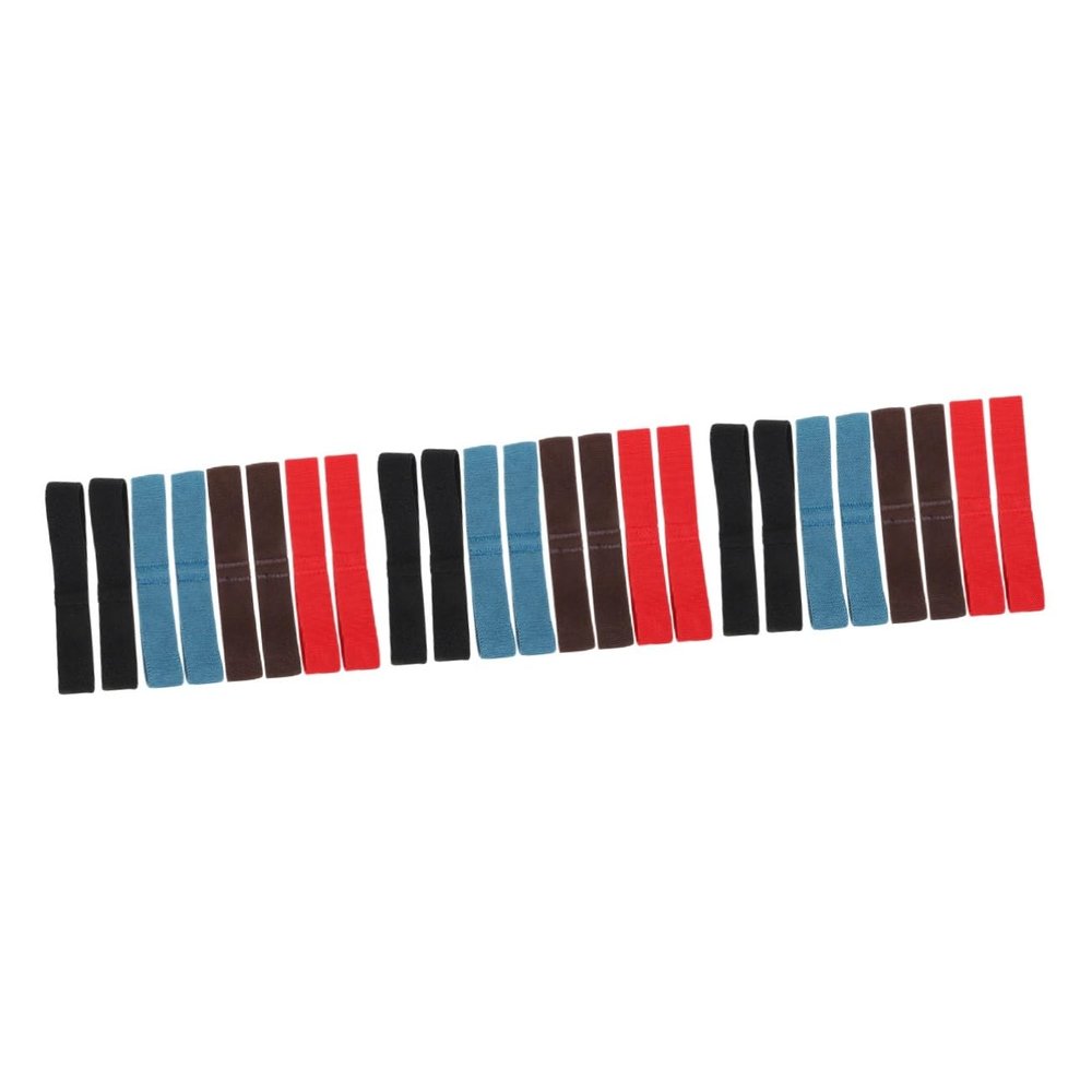 MAGICLULU 24pcs Elastic Band Bento Box Strap Portable Lunch Container Fixed Band Double for Bento Box Sealing Strap Fixed Elastic Random Color