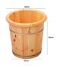 KAMNIK Bucket For Foot Bath,Sauna Accessories Sauna Bucket Water Bucket,Handmade Wooden Footbath Tubs,Foot Relaxing Barrel Decoration Comfortable anniversary view 3