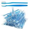 20-Pack Blue Disposable Toothbrushes for Travel - Convenient & Hygienic, Easy-to-Carry Oral Care view 1