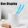 20-Pack Blue Disposable Toothbrushes for Travel - Convenient & Hygienic, Easy-to-Carry Oral Care view 4