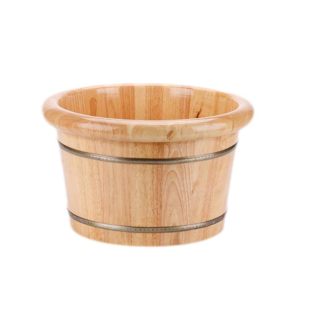 KAMNIK Bucket For Foot Bath,Sauna Accessories Sauna Bucket Water Bucket,Handmade Wooden Footbath Tubs,Foot Relaxing Barrel Decoration Comfortable anniversary