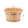 KAMNIK Bucket For Foot Bath,Sauna Accessories Sauna Bucket Water Bucket,Handmade Wooden Footbath Tubs,Foot Relaxing Barrel Decoration Comfortable anniversary view 4