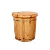 KAMNIK Bucket For Foot Bath,Sauna Accessories Sauna Bucket Water Bucket,Handmade Wooden Footbath Tubs,Foot Relaxing Barrel Decoration Comfortable anniversary view 1