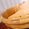 KAMNIK Bucket For Foot Bath,Sauna Accessories Sauna Bucket Water Bucket,Handmade Wooden Footbath Tubs,Foot Relaxing Barrel Decoration Comfortable anniversary view 4