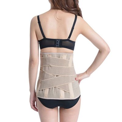 33cm Widened Waist Support Belt Lower Back Brace Orthopedic Belt Posture Corrector Men Women Adjustable Lumbar Decompression Belt For Herniated Disc Sciatica (Color : Beige, Size : 3XL)