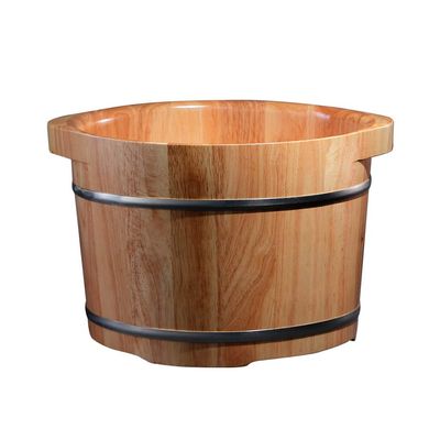 KAMNIK Bucket For Foot Bath,Sauna Accessories Sauna Bucket Water Bucket,Handmade Wooden Footbath Tubs,Foot Relaxing Barrel Decoration Comfortable anniversary