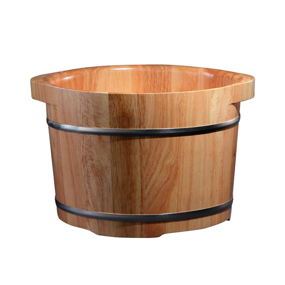KAMNIK Bucket For Foot Bath,Sauna Accessories Sauna Bucket Water Bucket,Handmade Wooden Footbath Tubs,Foot Relaxing Barrel Decoration Comfortable anniversary