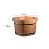 KAMNIK Bucket For Foot Bath,Sauna Accessories Sauna Bucket Water Bucket,Handmade Wooden Footbath Tubs,Foot Relaxing Barrel Decoration Comfortable anniversary view 2