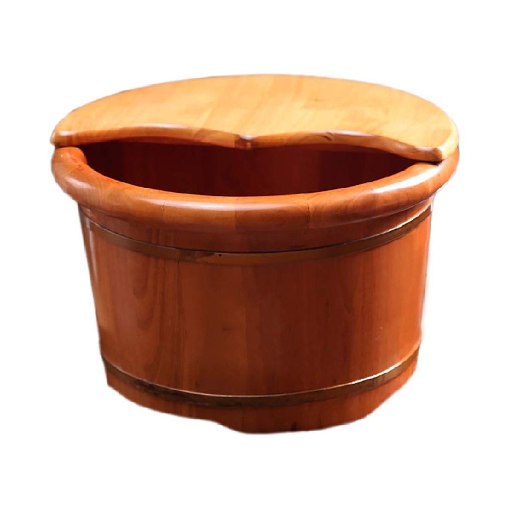 KAMNIK Bucket For Foot Bath,Sauna Accessories Sauna Bucket Water Bucket,Handmade Wooden Footbath Tubs,Foot Relaxing Barrel Decoration Comfortable anniversary