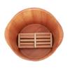 KAMNIK Bucket For Foot Bath,Sauna Accessories Sauna Bucket Water Bucket,Handmade Wooden Footbath Tubs,Foot Relaxing Barrel Decoration Comfortable anniversary view 3