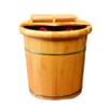 KAMNIK Bucket For Foot Bath,Sauna Accessories Sauna Bucket Water Bucket,Handmade Wooden Footbath Tubs,Foot Relaxing Barrel Decoration Comfortable anniversary view 1