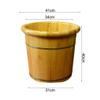 KAMNIK Bucket For Foot Bath,Sauna Accessories Sauna Bucket Water Bucket,Handmade Wooden Footbath Tubs,Foot Relaxing Barrel Decoration Comfortable anniversary view 4