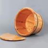 KAMNIK Bucket For Foot Bath,Sauna Accessories Sauna Bucket Water Bucket,Handmade Wooden Footbath Tubs,Foot Relaxing Barrel Decoration Comfortable anniversary view 2
