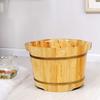 KAMNIK Bucket For Foot Bath,Sauna Accessories Sauna Bucket Water Bucket,Handmade Wooden Footbath Tubs,Foot Relaxing Barrel Decoration Comfortable anniversary view 4