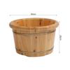 KAMNIK Bucket For Foot Bath,Sauna Accessories Sauna Bucket Water Bucket,Handmade Wooden Footbath Tubs,Foot Relaxing Barrel Decoration Comfortable anniversary view 2