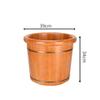 KAMNIK Bucket For Foot Bath,Sauna Accessories Sauna Bucket Water Bucket,Handmade Wooden Footbath Tubs,Foot Relaxing Barrel Decoration Comfortable anniversary view 3