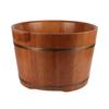 KAMNIK Bucket For Foot Bath,Sauna Accessories Sauna Bucket Water Bucket,Handmade Wooden Footbath Tubs,Foot Relaxing Barrel Decoration Comfortable anniversary view 1
