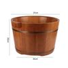 KAMNIK Bucket For Foot Bath,Sauna Accessories Sauna Bucket Water Bucket,Handmade Wooden Footbath Tubs,Foot Relaxing Barrel Decoration Comfortable anniversary view 2