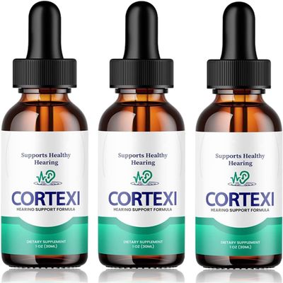 Cortexi Drops - for Ear Health,Hearing Support,Healthy Eardrum,Cortexi Hearing Support Supplement,Promotes Auditory Clarity (3pcs)