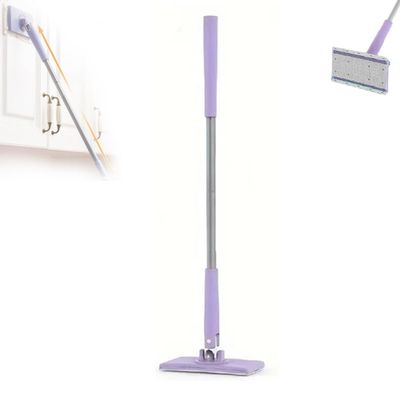 Multi-Functional Mini Fully Automatic Face Towel Mop, Automatic Cloth Changing Mini Mop, Hands-Free Mini Mop Compatible With Face Towels,Hands-Free Mini Mop With 360Rotating Head Suitable For Floors