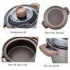 SUNMME Household Fire Soup Pot Ceramic Deep Soup Casserole With Handle And Transparent Lid Cooker 1.5L/2.5L/3.5L/4.5L view 4