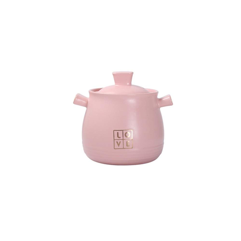 SUNMME Ceramic Casserole Soup Pot Stew Pot Flame Heat-resistant Household Kitchen Supplies