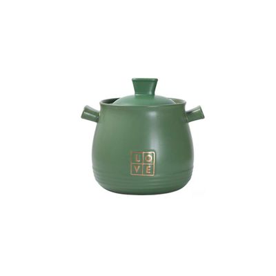 SUNMME Ceramic Casserole Soup Pot Stew Pot Flame Heat-resistant Household Kitchen Supplies