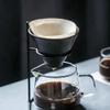 1 Piece Coffee Dripper Stand Spiral Pour Over Coffee Stand Holder Metal Coffee Dripper Holder Pour Over Coffee Dripper Stand Coffee Filter Stand Holder Coffee Pour Stand, Black view 3