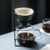 1 Piece Coffee Dripper Stand Spiral Pour Over Coffee Stand Holder Metal Coffee Dripper Holder Pour Over Coffee Dripper Stand Coffee Filter Stand Holder Coffee Pour Stand, Black view 4