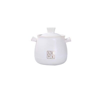 SUNMME Ceramic Casserole Soup Pot Stew Pot Flame Heat-resistant Household Kitchen Supplies