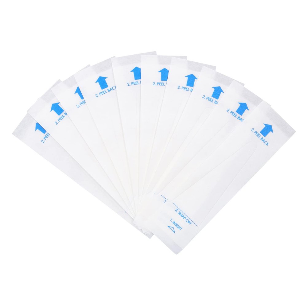 VGEBY 100pcs Digital Thermometer Probe Cover, Disposable Portable Oral Thermometer Sleeve for Home Hospital
