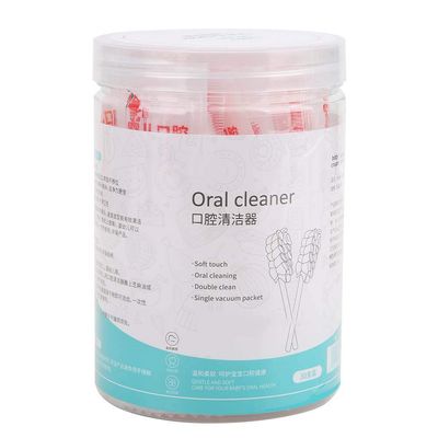 VGEBY 30pcs Baby Oral Tongue Brush, Wet Dry Dual Use, Cotton Bristles, Oral Cleaner for 0-3 Years Old, Health & Baby Care