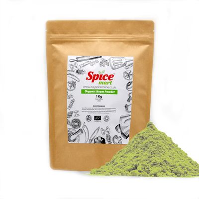 225g | Organic Whole Spices | Ground Spices | Herbs | Seeds | Chilli | Superfoods Soil Association Certified (Organic Neem Powder)