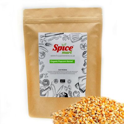 225g | Organic Whole Spices | Ground Spices | Herbs | Seeds | Chilli | Superfoods Soil Association Certified (Organic Popcorn Kernels)
