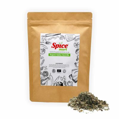 225g | Organic Whole Spices | Ground Spices | Herbs | Seeds | Chilli | Superfoods Soil Association Certified (Organic Italian Herb Mix)