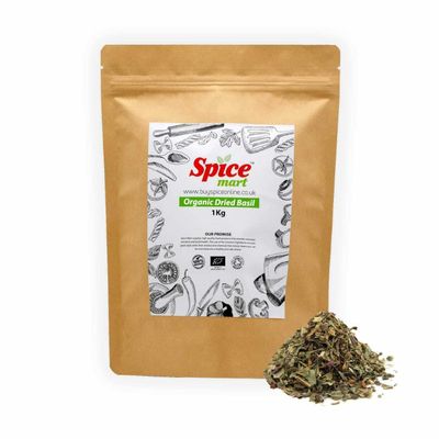 225g | Organic Whole Spices | Ground Spices | Herbs | Seeds | Chilli | Superfoods Soil Association Certified (Organic Dried Basil Herbs)