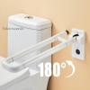 X&Z-XAOY Flip Up Toilet Grab Bar Foldable Skid Resistance Toilet Bathroom Bar Safety Handicap Bathroom Seat Support Hand Grips For Disability Aid And Elderly,White,27.6 view 3
