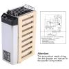 3KW Dry Steam Bath Sauna Heater Stove - Premium Stainless Steel Heating Tube, Internal Controller - Ideal for Home/Hotel/Sauna Room/Spa/Shower/Bath view 3