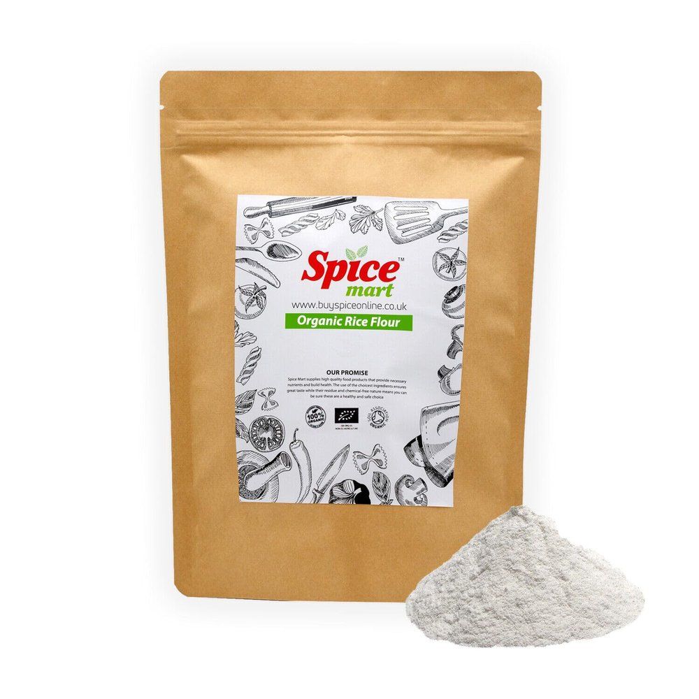 225g | Organic Whole Spices | Ground Spices | Herbs | Seeds | Chilli | Superfoods Soil Association Certified (Organic Rice Flour)