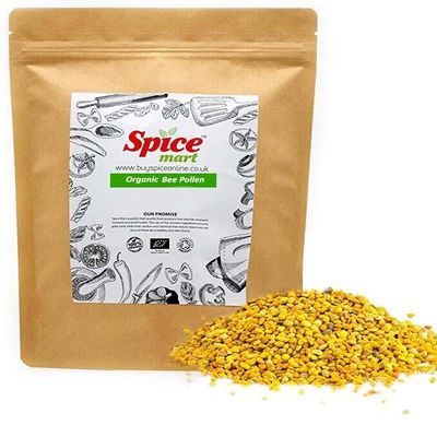 225g | Organic Whole Spices | Ground Spices | Herbs | Seeds | Chilli | Superfoods Soil Association Certified (Organic Bee Pollen)