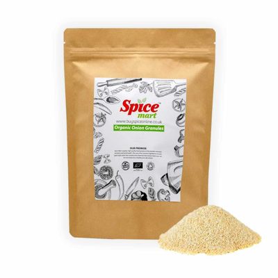225g | Organic Whole Spices | Ground Spices | Herbs | Seeds | Chilli | Superfoods Soil Association Certified (Organic Onion Granules)