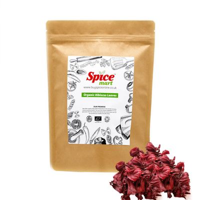 225g | Organic Whole Spices | Ground Spices | Herbs | Seeds | Chilli | Superfoods Soil Association Certified (Organic Hibiscus Leaves Whole)